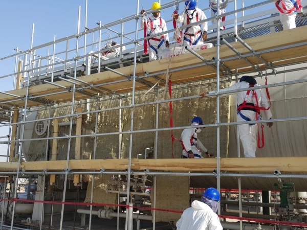 Industrial Heat Insulation for Oil & Gas Equipment and Process Vessels