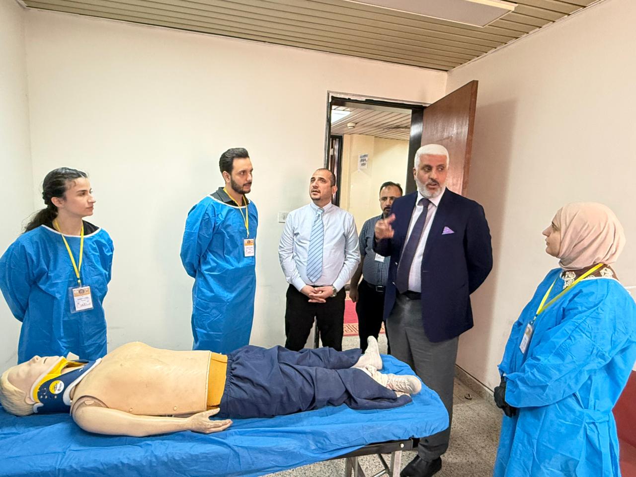 كلية طب النهرين تنظم الدورة الحادية عشرة لبرنامج ATLS بالتعاون مع كلية الجراحين الامريكية