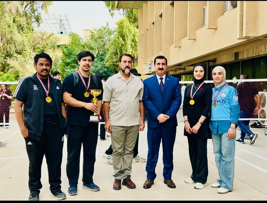 كلية طب النهرين تحصد المركز الثاني في بطولة الريشة الطائرة الجامعية