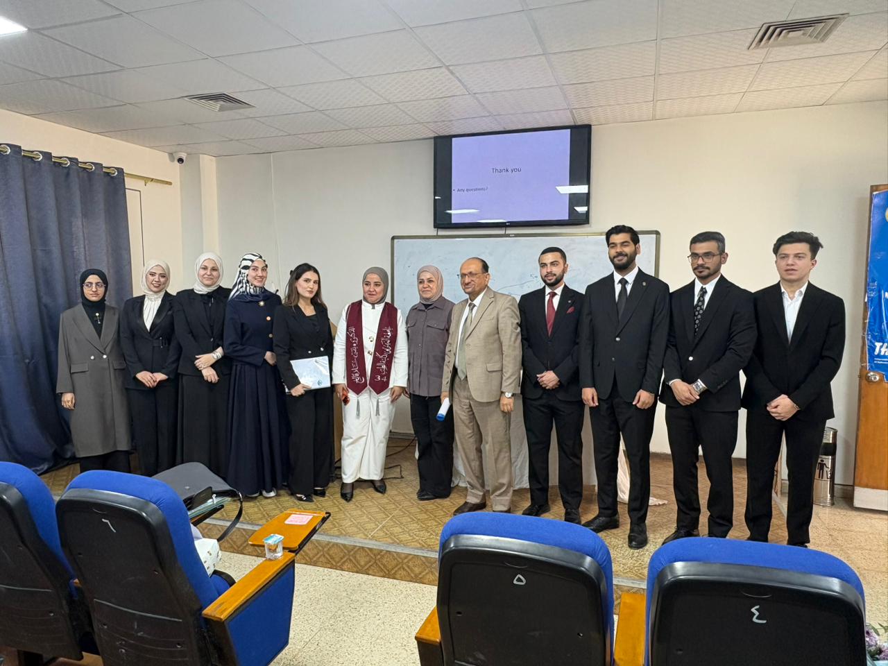 مناقشات بحوث التخرج لطلبة المرحلة السادسة في طب الأطفال بكلية الطب جامعة النهرين