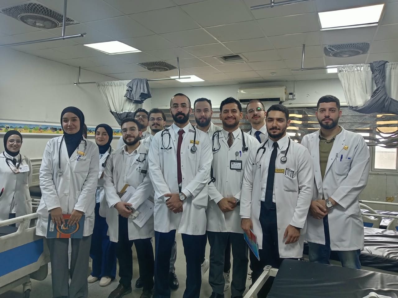 فرع طب الأطفال يجري امتحان المهارات السريرية الموضوعي المنظم OSCE لطلبة المرحلة السادسة