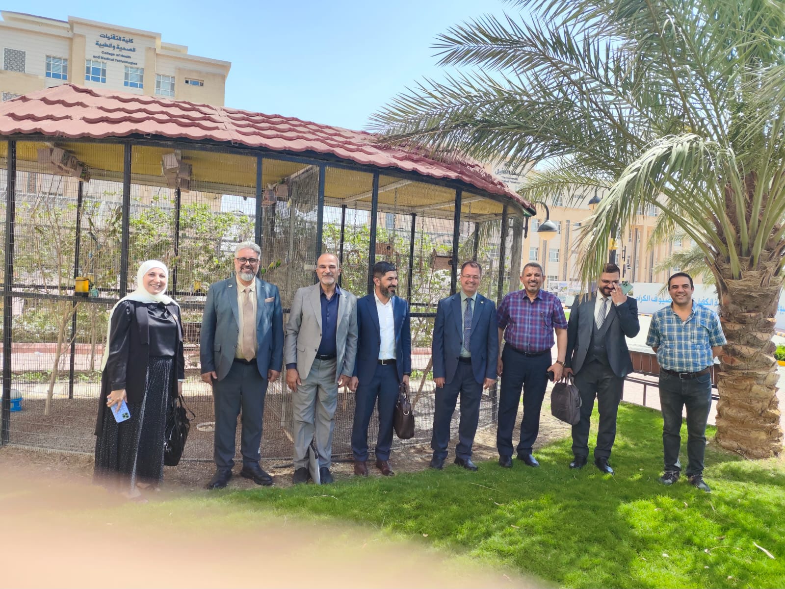 وفد من كلية طب النهرين يزور كلية طب الكفيل ضمن برنامج التوأمة العلمية